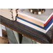 Bowery Hill Modern Metal 6-Shelf Bookcase in Champagne