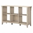 Bowery Hill 6 Cube Organizer in Antique White - Engineered Wood