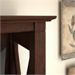 Bowery Hill Transitional 5-Shelf Wood Tall Bookcase in Bing Cherry
