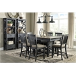 Bowery Hill 3 Shelf Bookcase in Black and Gray