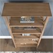 Bowery Hill 5-Shelf Coastal Wood Tall Bookcase in Reclaimed Pine
