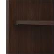 Bowery Hill Tall 5 Shelf Bookcase in Modern Walnut - Engineered Wood