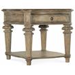 Bowery Hill Rectangluar Living Room End Table in Rustic Finish