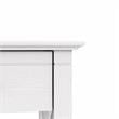 Bowery Hill Farmhouse Engineered Wood End Table with Storage in White