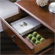 Bowery Hill Coastal Wood Nightstand with AC/USB Charger in Oak