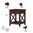 Bowery Hill Nightstand with Drawer in Bing Cherry - Engineered Wood