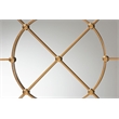 Bowery Hill Modern Gold Finished Metal Accent Wall Mirror