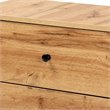 Bowery Hill Oak Brown Finished Wood 3-Drawer Storage Chest