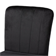 Bowery Hill Contemporary Black and Gold Finished Metal 2-Piece Bar Stool Set