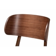 Bowery Hill Grey and Brown Finished Wood 2-Piece Dining Chair Set