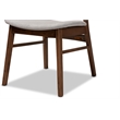 Bowery Hill Grey and Brown Finished Wood 2-Piece Dining Chair Set