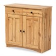 Bowery Hill Engineered Wood Oak Brown Kitchen Cabinet Rectangular Anti-Topple 30.42