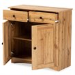 Bowery Hill Engineered Wood Oak Brown Kitchen Cabinet Rectangular Anti-Topple 30.42