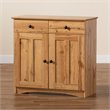 Bowery Hill Engineered Wood Oak Brown Kitchen Cabinet Rectangular Anti-Topple 30.42