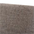 Bowery Hill Fabric and Walnut Brown Finished Wood 5-Piece Dining Set