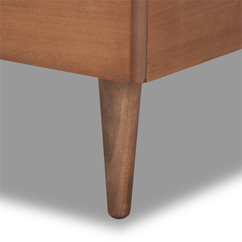 Bowery Hill Light Grey and Brown Finished Wood Twin Size Platform Bed