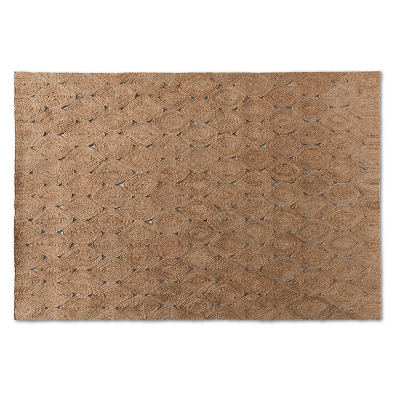 Bowery Hill Modern Handwoven Hemp Area Rug