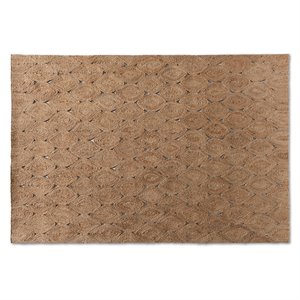 Bowery Hill Modern Handwoven Hemp Area Rug