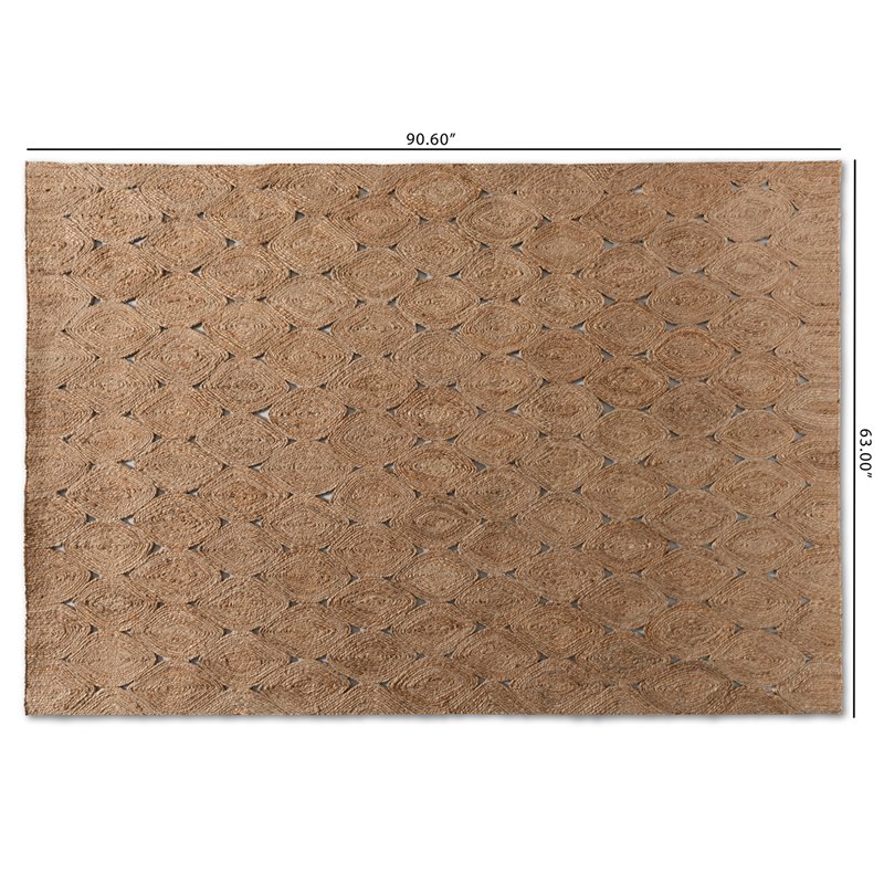 Bowery Hill Modern Handwoven Hemp Area Rug