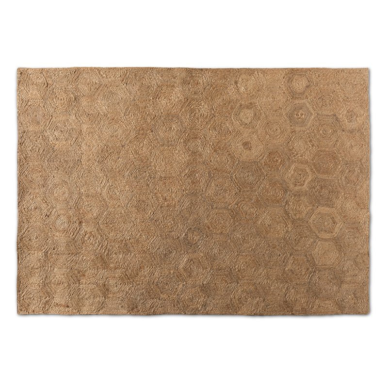 Bowery Hill Contemporary Handwoven Hemp Area Rug