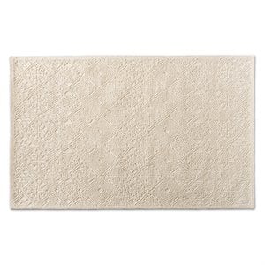 Bowery Hill Modern Ivory Handwoven Wool Area Rug