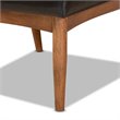 Bowery Hill Mid-Century Brown Finished Wood Dining Chair