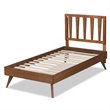 Bowery Hill Ash Walnut Finished Wood Full Size Bed