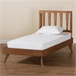Bowery Hill Ash Walnut Finished Wood Full Size Bed