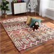 Bowery Hill Contemporary Multi-Colored Handwoven Blend Area Rug