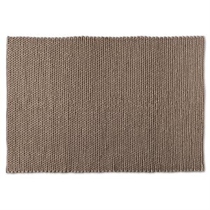 bowery hill brown handwoven wool dori blend area rug