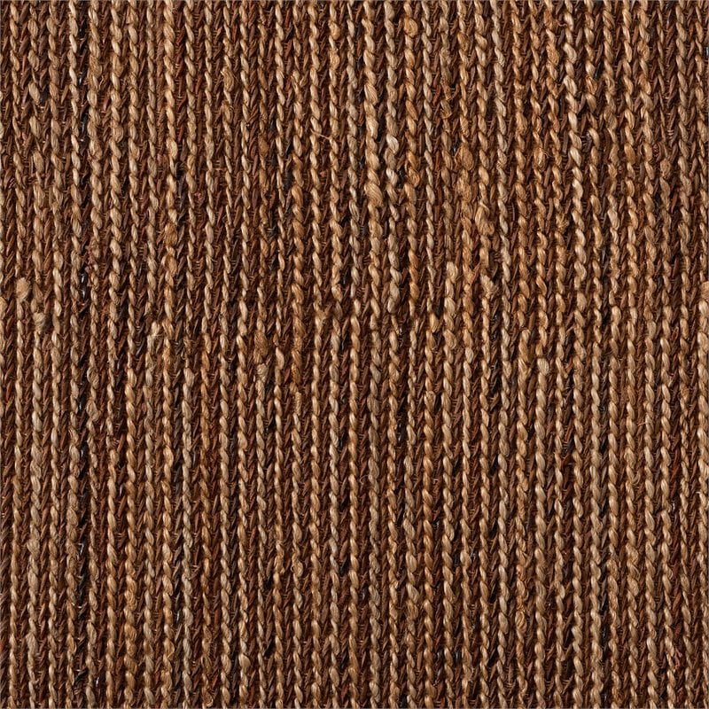 Bowery Hill Modern Natural Handwoven Leather Blend Area Rug
