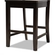 Bowery Hill Dark Brown Finished Wood 5-Piece Pub Set