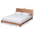 Bowery Hill Brown Finished Wood Full Size Platform Bed