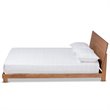 Bowery Hill Brown Finished Wood Full Size Platform Bed