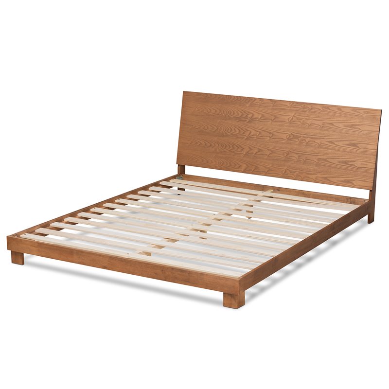 Bowery Hill Brown Finished Wood Full Size Platform Bed