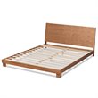 Bowery Hill Brown Finished Wood Full Size Platform Bed