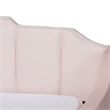 Bowery Hill Pink Velvet Queen Size Daybed with Trundle