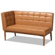 Bowery Hill Tan Brown Finished Wood 2-Piece Dining Set