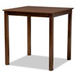 Bowery Hill Walnut Brown Finished Wood 5-Piece Pub Set