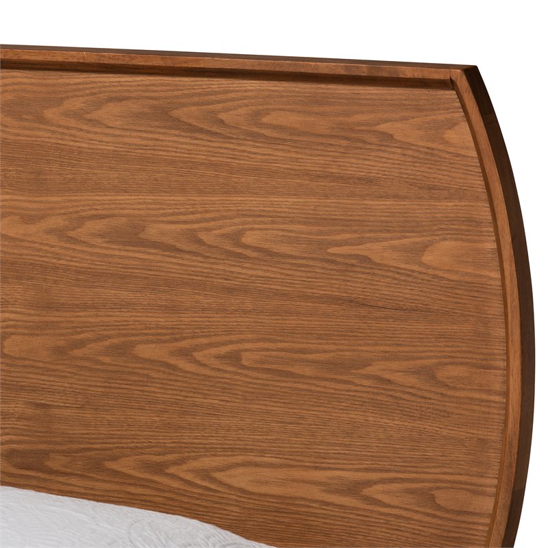Bowery Hill Brown Finished Wood Twin Size Platform Bed