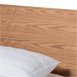 Bowery Hill Brown Finished Wood Queen Size Platform Bed