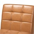 Bowery Hill Tan Walnut Brown Finished Wood Dining Chair
