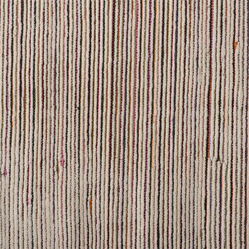 Bowery Hill Contemporary Multi-Colored Hand-Tufted Wool Blend Area Rug