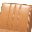 Bowery Hill Mid-Century Tan and Walnut Brown Finished Wood Dining Chair