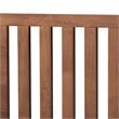 Bowery Hill Walnut Brown Finished Wood King Size Platform Bed
