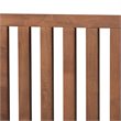 Bowery Hill Walnut Brown Finished Wood Queen Size Platform Bed