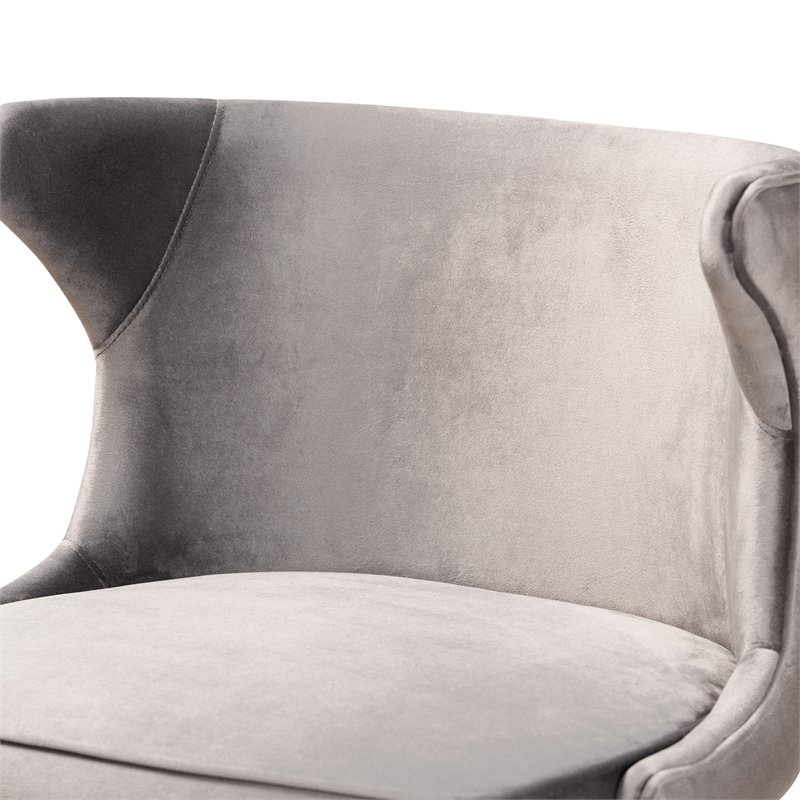 Bowery Hill Contemporary Grey and Walnut Brown Finished Wood 2-Piece Stool Set