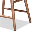 Bowery Hill Blue and Walnut Brown Finished Wood 2-Piece Stool Set