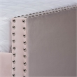 Bowery Hill Contemporary Velvet Upholstered Full Size Daybed w/ Trundle in Pink