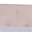 Bowery Hill Pink Velvet Upholstered Full Size Daybed with Trundle